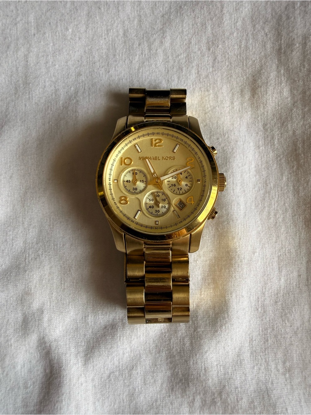 Michael Kors Gold-Tone Chronograph Watch